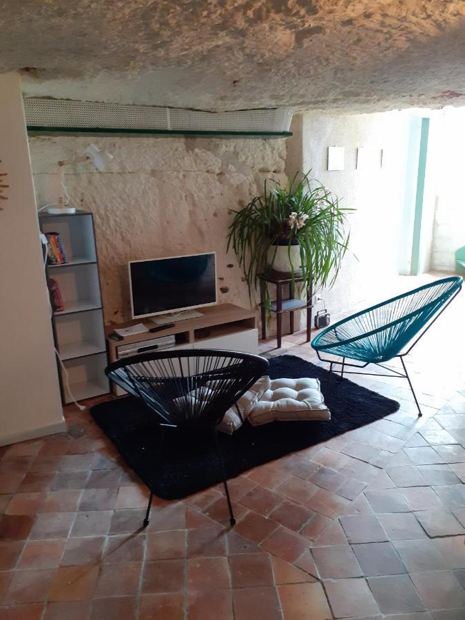 Gite Troglodyte Les Iris Villiers-sur-Loir Exterior foto