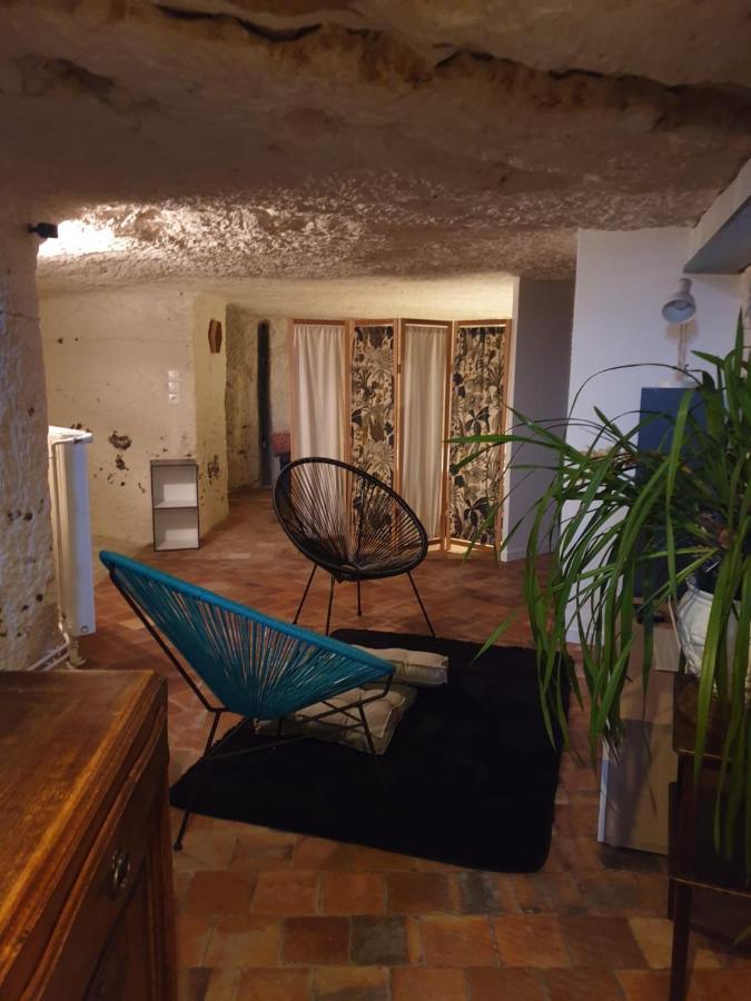 Gite Troglodyte Les Iris Villiers-sur-Loir Exterior foto